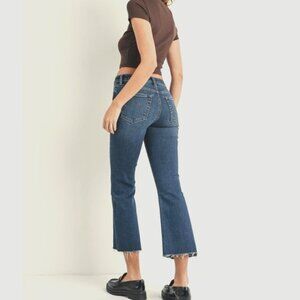 NEW! Just USA Jeans - Stretchy Cropped Flare Jean - Size 14